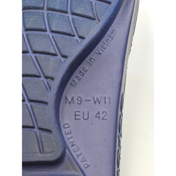 OOfos OOriginal Men's Navy Blue Ooahh Sport Slide Sandals Size M9/Wo's 11 2636 - Picture 8 of 16